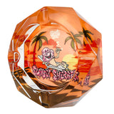 Best Buds Crystal Ashtray Giftbox - Sunset Sherbert