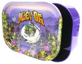 Best Buds Tin Stash Box & Rolling Tray - Alien OG - Puff Puff Palace