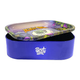Best Buds Tin Stash Box & Rolling Tray - Alien OG - Puff Puff Palace
