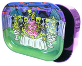 Best Buds Tin Stash Box & Rolling Tray - Wedding Cake - Puff Puff Palace