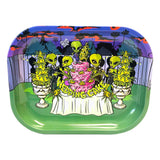 Best Buds Tin Stash Box & Rolling Tray - Wedding Cake - Puff Puff Palace