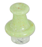 Black Leaf ''Spinner'' Glass Carb Cap - Green