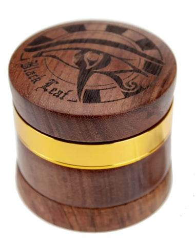 Black Leaf ''Egypt'' Wooden Grinder