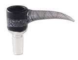 Black Leaf Herb Bowl With Integrated Screen Black