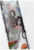Black Leaf ''Mushrooms'' Cilinder Bong Clear - Puff Puff Palace