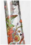 Black Leaf ''Mushrooms'' Cilinder Bong Clear - Puff Puff Palace