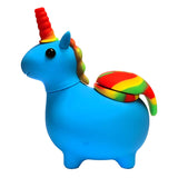 Black Sheep ''Rasta Unicorn'' Blue Silicone Pipe - Puff Puff Palace