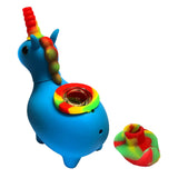 Black Sheep ''Rasta Unicorn'' Blue Silicone Pipe - Puff Puff Palace