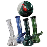 Blaze ''Fire/Ice'' Bong With Lighter Holder Blue