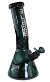 Blaze ''Fire/Ice'' Bong With Lighter Holder Turquoise