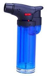 Blue Flame Single Torch Lighter - Colour Mix