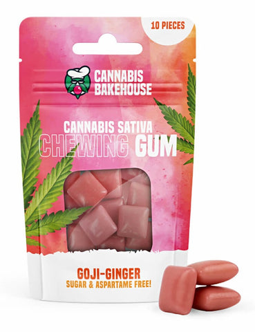 Cannabis Bakehouse Cannabis Sativa Chewing Gum Goji Ginger