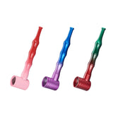 Champ High ''Seahorse'' Metal Smoking Pipe - Purple/Blue
