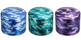 Champ High ''Camouflage'' 4-Part Metal Grinder - Blue