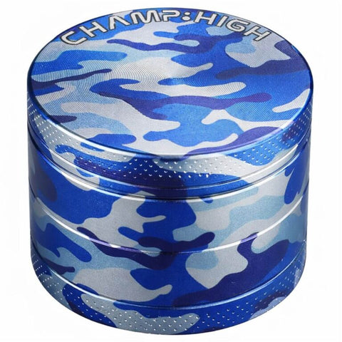 Champ High ''Camouflage'' 4-Part Metal Grinder - Blue