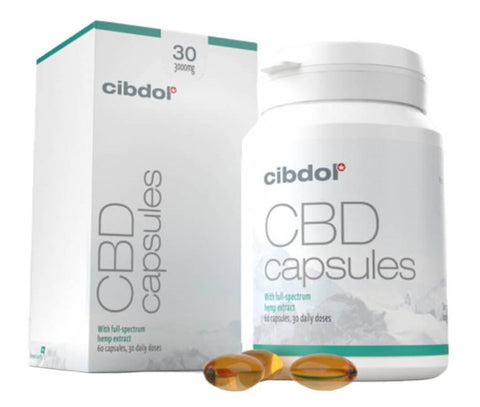 Cibdol 30% CBD Softgel Capsules (60 capsules)