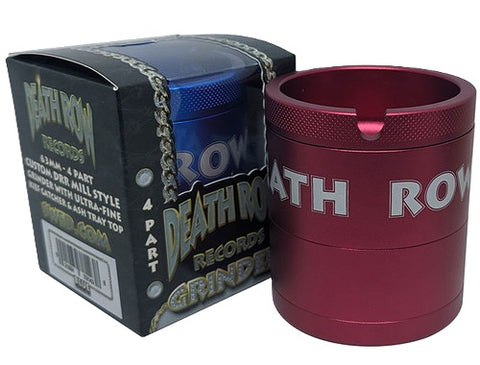 Death Row Records ''Ashtray Grinder'' 4-Parts 62mm - Red
