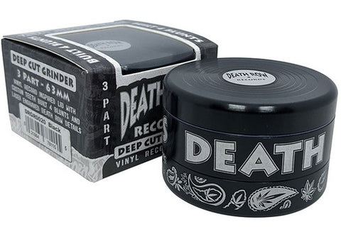 Death Row Records ''Deep Cut'' Grinder 3-Part 63mm - Black