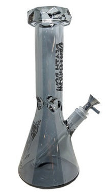 Death Row Records ''Electro Plated'' Glass Beaker Bong - Smoke