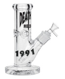Death Row Records ''Legacy'' Straight Glass Bong - Small