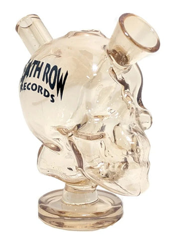 Death Row Records ''Skull'' Blunt/Joint Glass Bubbler