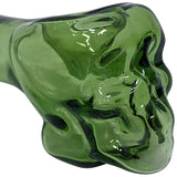 Death Row Records ''Skull'' Small Glass Smoking Pipe - White