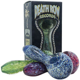 Death Row Records ''Frit'' Small Glass Spoon Pipe - Green