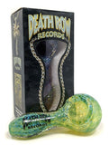 Death Row Records ''Frit'' Small Glass Spoon Pipe - Green