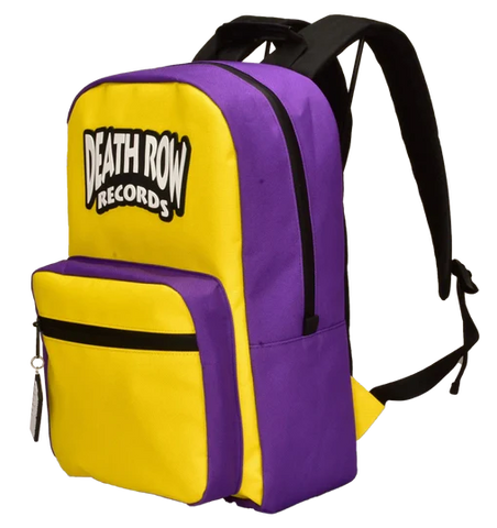 Death Row Records Smell Proof Throw Backpack - Purple/Yellow