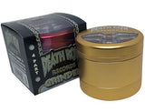 Death Row Records ''Window'' 4-Part Grinder 63mm - Yellow Gold
