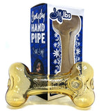 Dogg Lbs ''Dogg Bone'' Glass Spoon Pipe - Gold