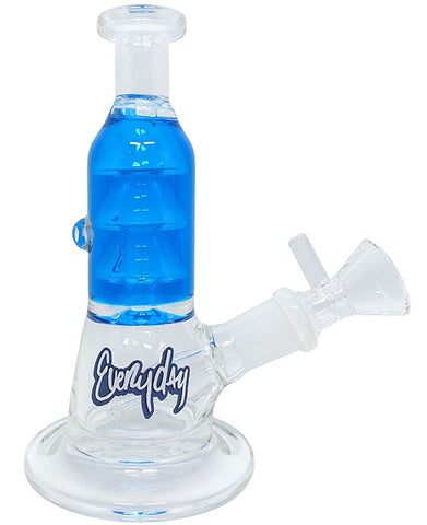 Dogg Lbs ''Everyday'' Glycerin Freeze Glass Bong - Blue