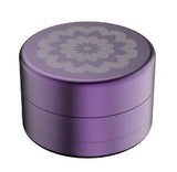 Flower Mill ''Next-Gen'' Metal Herb Grinder 52mm - Purple