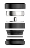 Flower Mill ''Next Gen'' Premium Stainless Steel Grinder - 52/62 mm