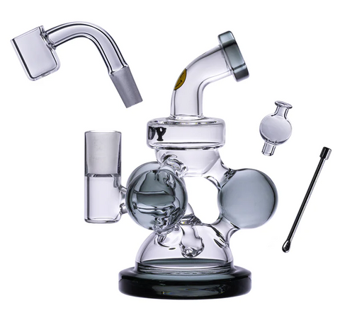 Goody Glass ''Atom'' Mini Glass Dab Rig Grey