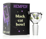 Hemper ''Black Cat'' Glass Bong Bowl 14mm Grey