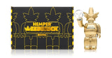Hemper ''Weedbrick'' Glass Bong Gold