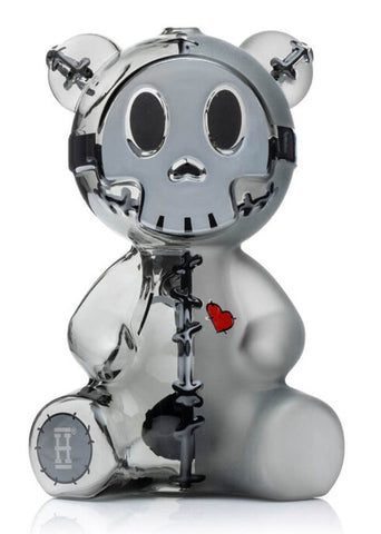 Hemper ''Scary Teddy'' Bear-Shaped Glass Bong XL Grey
