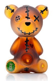 Hemper ''Scary Teddy Bear'' Glass Hand Pipe Amber
