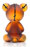 Hemper ''Scary Teddy Bear'' Glass Hand Pipe Amber