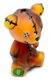 Hemper ''Scary Teddy Bear'' Glass Hand Pipe Amber