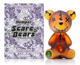 Hemper ''Scary Teddy Bear'' Glass Hand Pipe Amber