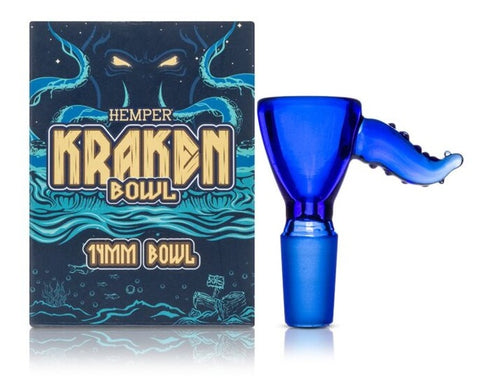 Hemper ''Kraken'' Glass Bong Bowl 14mm Blue