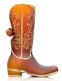 Hemper ''Cowboy Boot'' XL Western Style Bong Amber