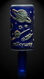 Milkyway ''Space Extraction'' XL Glass Bong Bowl (14mm) - Blue
