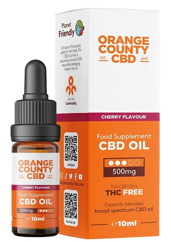 Orange County Broad Spectrum CBD Oil 500 mg - Cherry