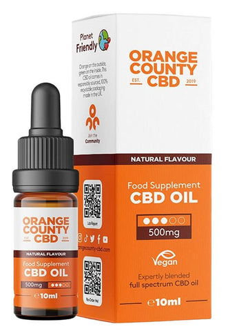 Orange County Broad Spectrum CBD Oil 500 mg - Natural