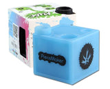 Piecemaker ''Glow Cube'' Silicone Dab Rig Blue - Puff Puff Palace