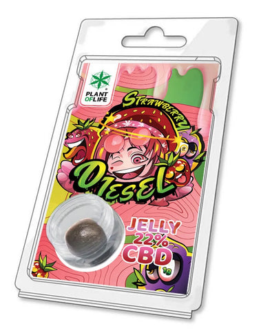 Plant of Life CBD Jelly 22% Strawberry Diesel
