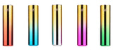 Prof Pocket ''Gold Gradient'' Metal Lighter - Gold/Blue